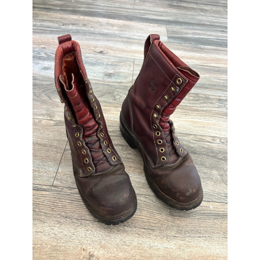 VTG Herman Survivors Work Boots 8.5 -9 Insulated 20 Degree Logger Gorp 70s 80s